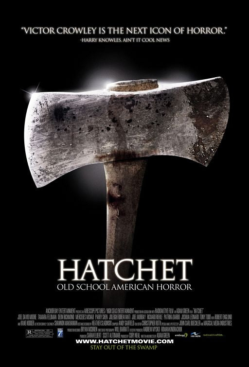 the movie poster: Hatchet (2007) ver2