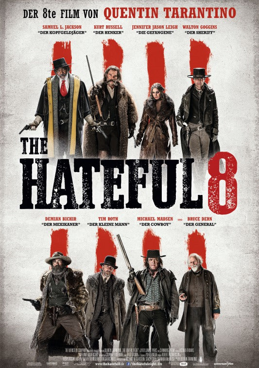 1000 piece jigsaw puzzle for the movie poster: The Hateful Eight (2015) ver15