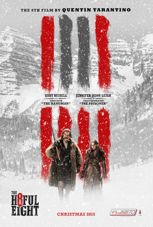 1000 piece jigsaw puzzle for the movie poster: The Hateful Eight (2015) ver3