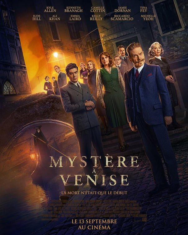 1000 piece jigsaw puzzle for the movie poster: A Haunting in Venice (2023) ver4