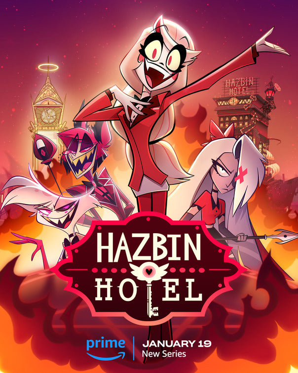 1000 piece jigsaw puzzle for tv poster: Hazbin Hotel