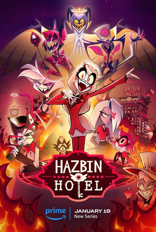 1000 piece jigsaw puzzle for tv poster: Hazbin Hotel, ver2