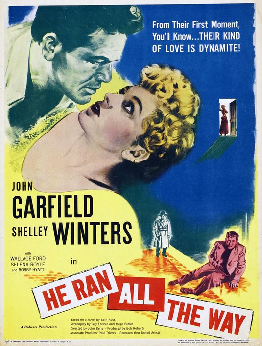the movie poster: He Ran All the Way (1951)