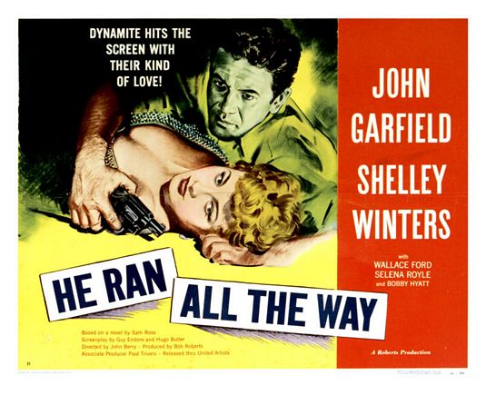 the movie poster: He Ran All the Way (1951) ver2