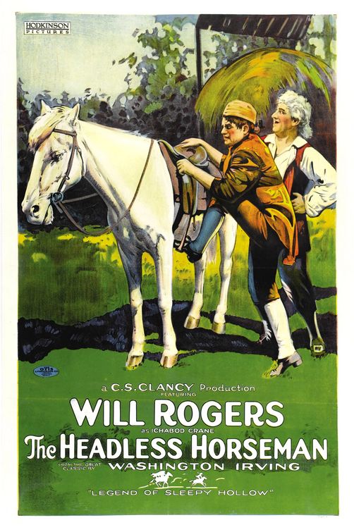 the movie poster: The Headless Horseman (1922)