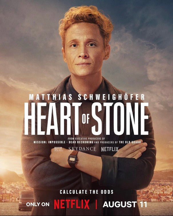 1000 piece jigsaw puzzle for the movie poster: Heart of Stone (2023) ver4