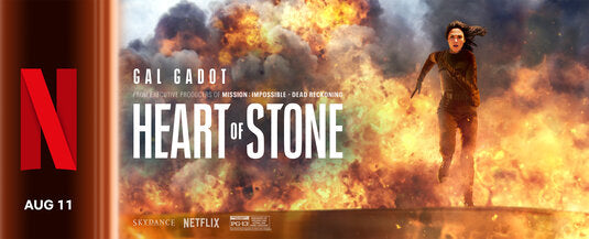 1000 piece jigsaw puzzle for the movie poster: Heart of Stone (2023) ver6