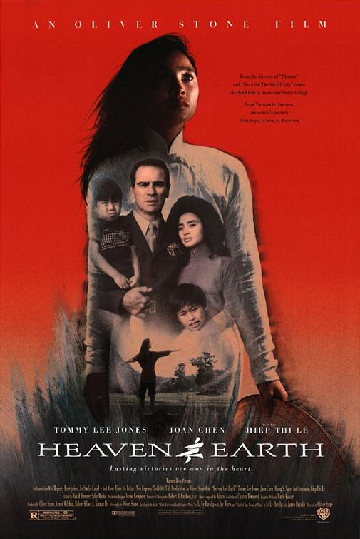 the movie poster: Heaven & Earth (1993) ver1