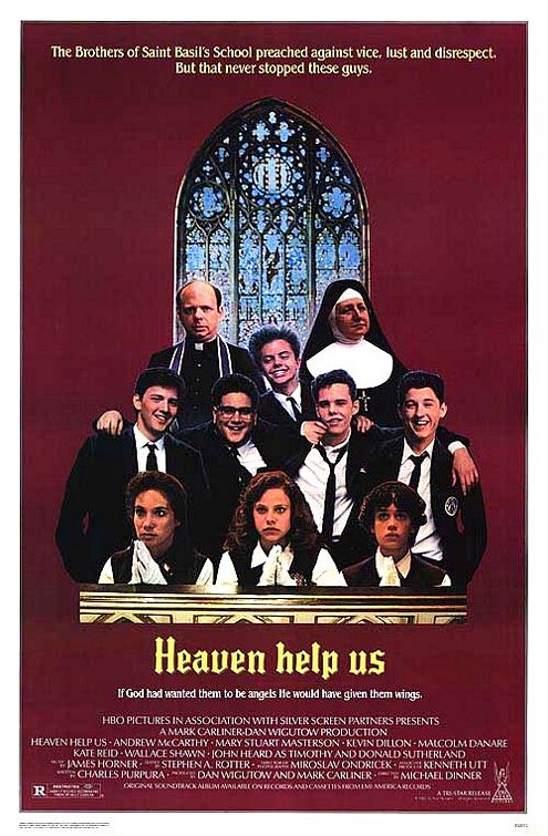 1000 piece jigsaw puzzle for the movie poster: Heaven Help Us (1985)