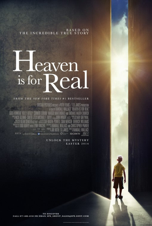 1000 piece jigsaw puzzle for the movie poster: Heaven Is for Real (2014)