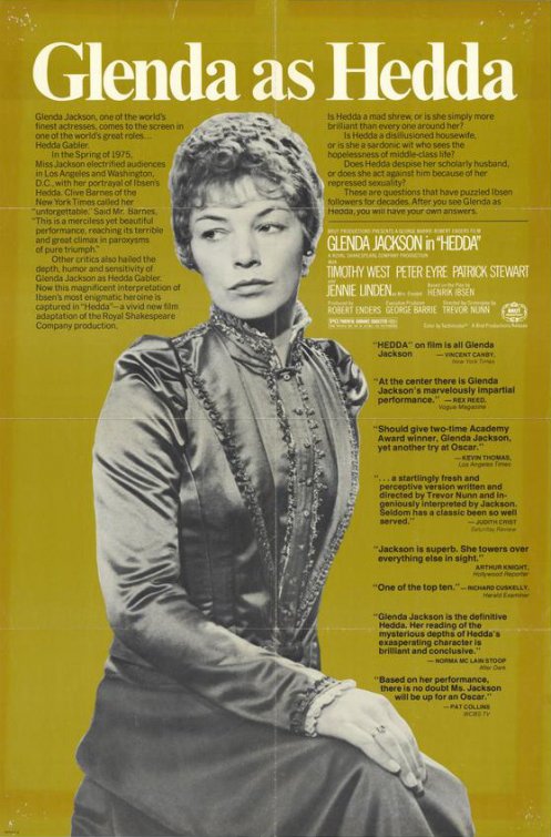 1000 piece jigsaw puzzle for the movie poster: Hedda (1976)