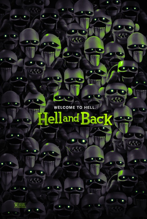 1000 piece jigsaw puzzle for the movie poster: Hell and Back (2015)