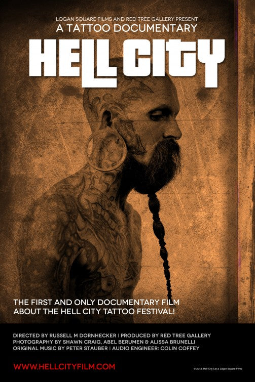 1000 piece jigsaw puzzle for the movie poster: Hell City (2013)