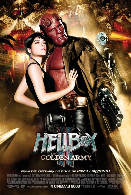 the movie poster: Hellboy 2 (2008) ver12