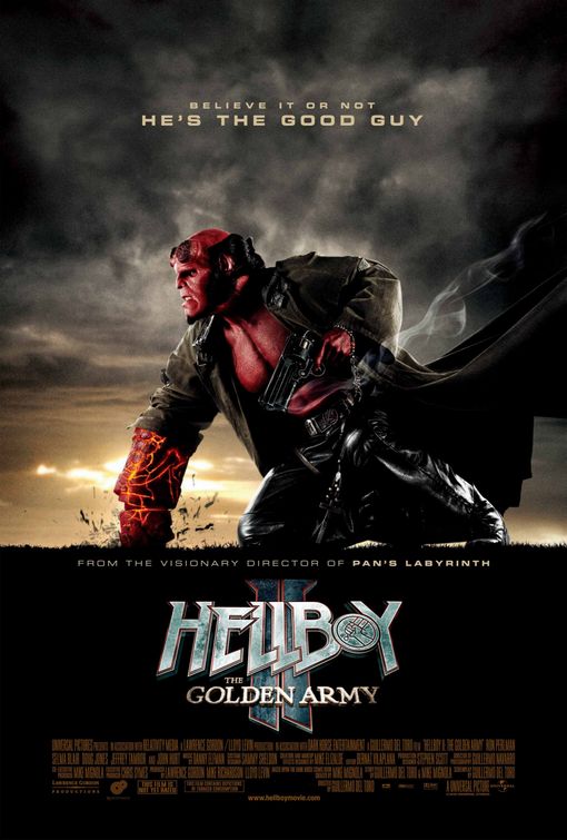 the movie poster: Hellboy 2 (2008) ver6