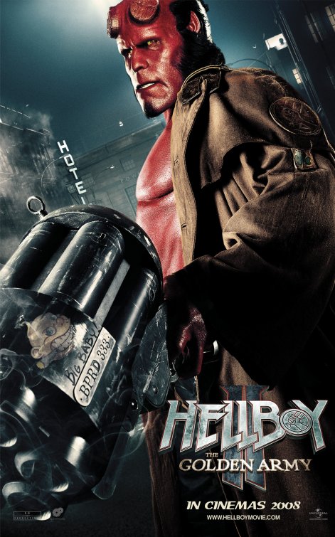 1000 piece jigsaw puzzle for the movie poster: Hellboy 2 (2008) ver7