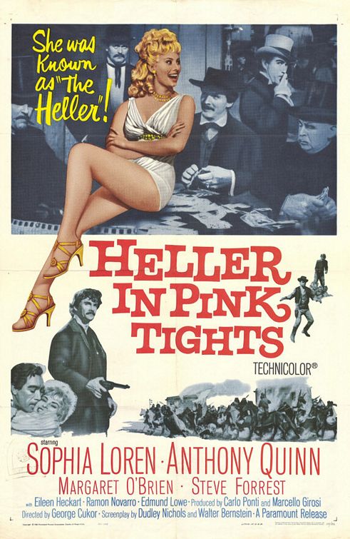 the movie poster: Heller in Pink Tights (1960)