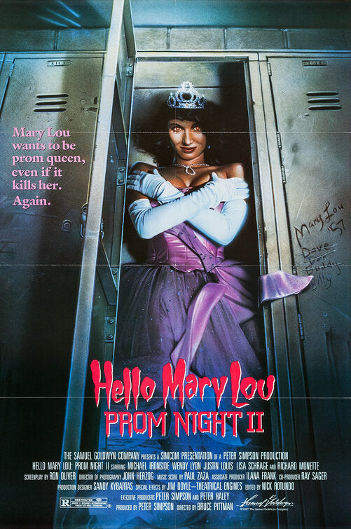 the movie poster: Hello Mary Lou: Prom Night II (1987)