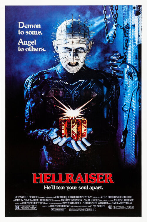 the movie poster: Hellraiser (1987)