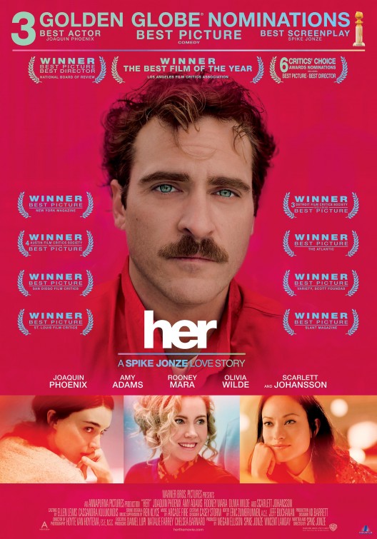 1000 piece jigsaw puzzle for the movie poster: Her (2013) ver3