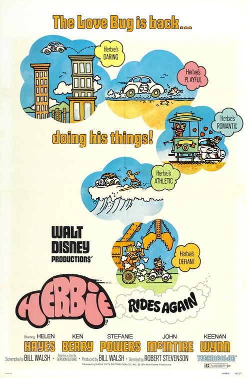 the movie poster: Herbie Rides Again (1974)