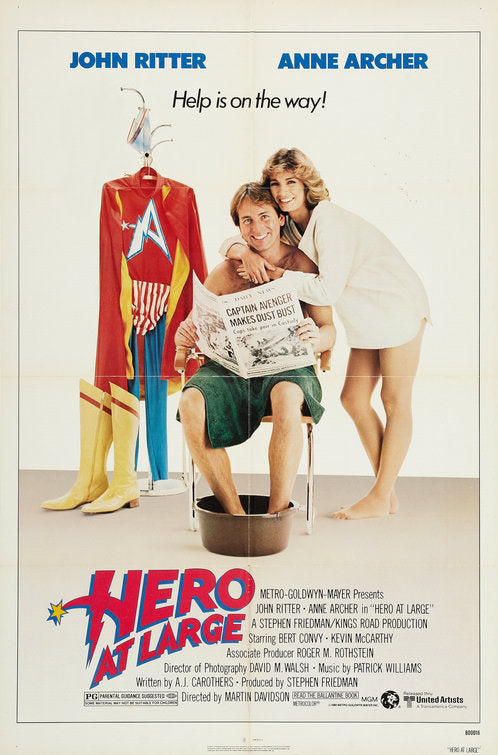 the movie poster: Hero at Large (1980)