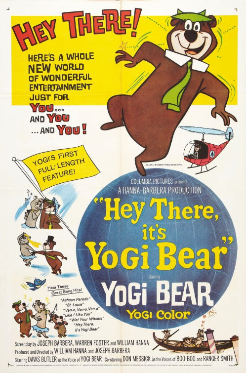1000 piece jigsaw puzzle for the movie poster: Hey There, It's Yogi Bear (1964) ver2