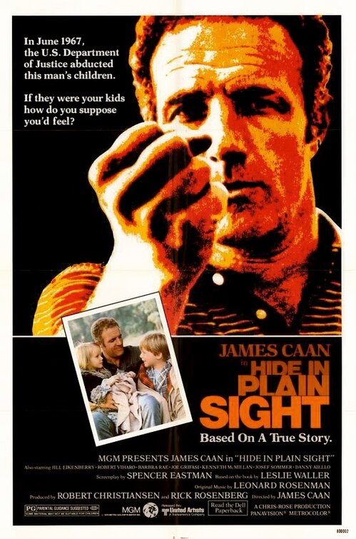 1000 piece jigsaw puzzle for the movie poster: Hide in Plain Sight (1980)
