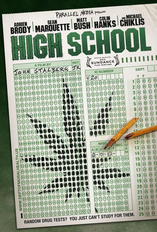 1000 piece jigsaw puzzle for the movie poster: High School (2012) ver2