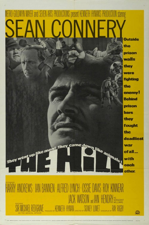1000 piece jigsaw puzzle for the movie poster: The Hill (1965)