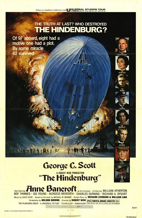 the movie poster: The Hindenburg (1975) ver2