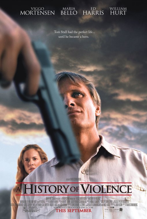 the movie poster: A History of Violence (2005)