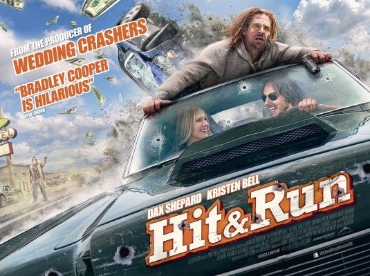 1000 piece jigsaw puzzle for the movie poster: Hit and Run (2012) ver4