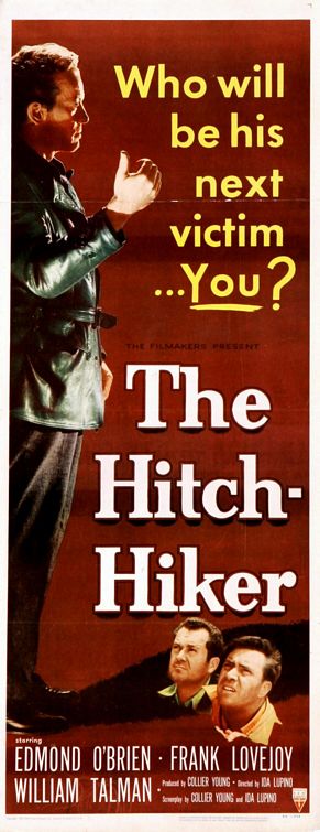 the movie poster: The Hitch-Hiker (1953) ver2