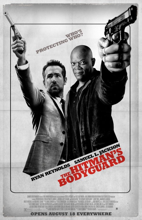 1000 piece jigsaw puzzle for the movie poster: The Hitman's Bodyguard (2017) ver7