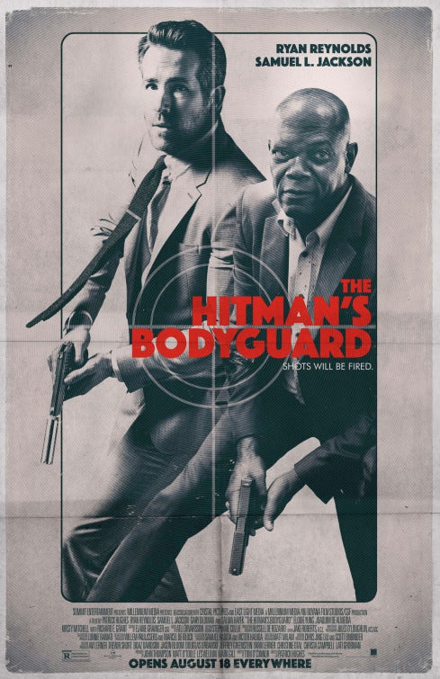 1000 piece jigsaw puzzle for the movie poster: The Hitman's Bodyguard (2017) ver8