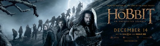 1000 piece jigsaw puzzle for the movie poster: The Hobbit: An Unexpected Journey (2012) ver10