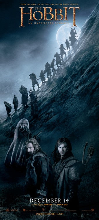 1000 piece jigsaw puzzle for the movie poster: The Hobbit: An Unexpected Journey (2012) ver28