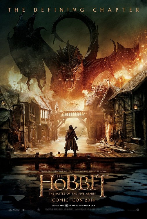 1000 piece jigsaw puzzle for the movie poster: The Hobbit: The Battle of the Five Armies (2014)