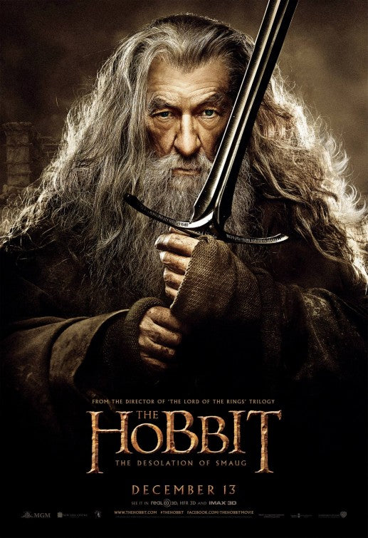 1000 piece jigsaw puzzle for the movie poster: The Hobbit: The Desolation of Smaug (2013) ver10
