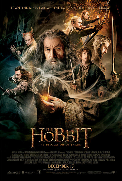 1000 piece jigsaw puzzle for the movie poster: The Hobbit: The Desolation of Smaug (2013) ver15