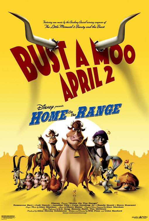 the movie poster: Home on the Range (2004)