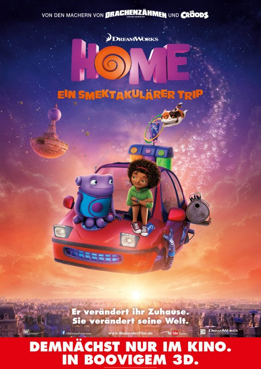 1000 piece jigsaw puzzle for the movie poster: Home (2015) ver3