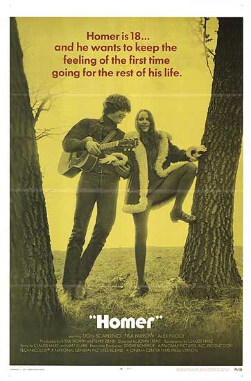 the movie poster: Homer (1970)