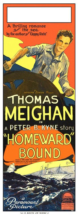 the movie poster: Homeward Bound (1923)
