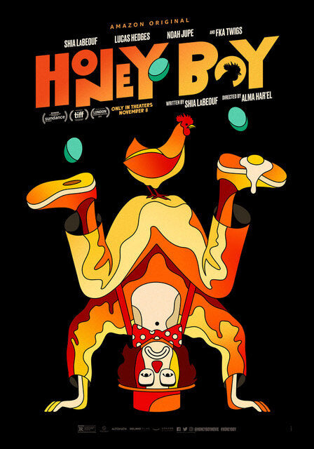 1000 piece jigsaw puzzle for the movie poster: Honey Boy (2019) ver5
