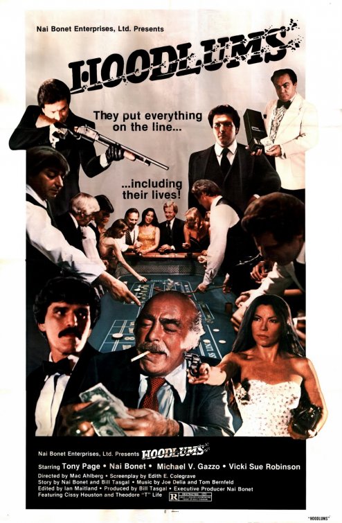 1000 piece jigsaw puzzle for the movie poster: Hoodlums (1979)