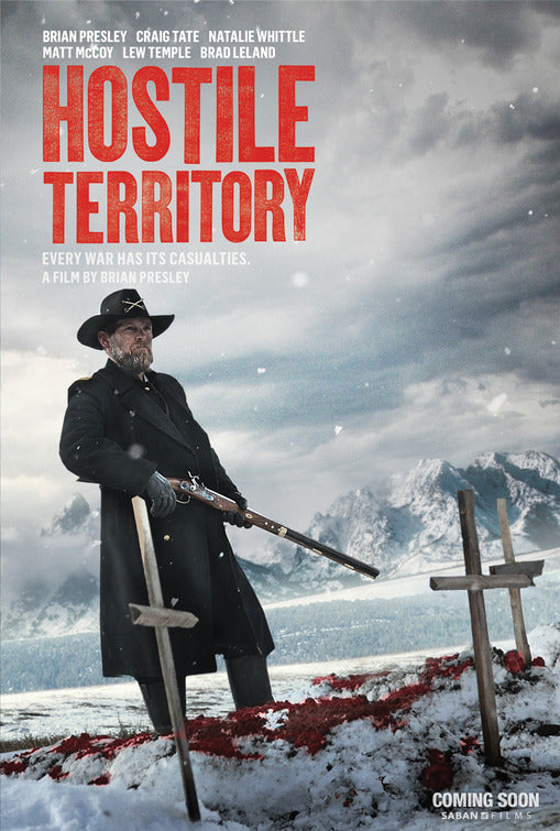 1000 piece jigsaw puzzle for the movie poster: Hostile Territory (2022)