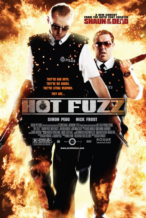 the movie poster: Hot Fuzz (2007) ver5