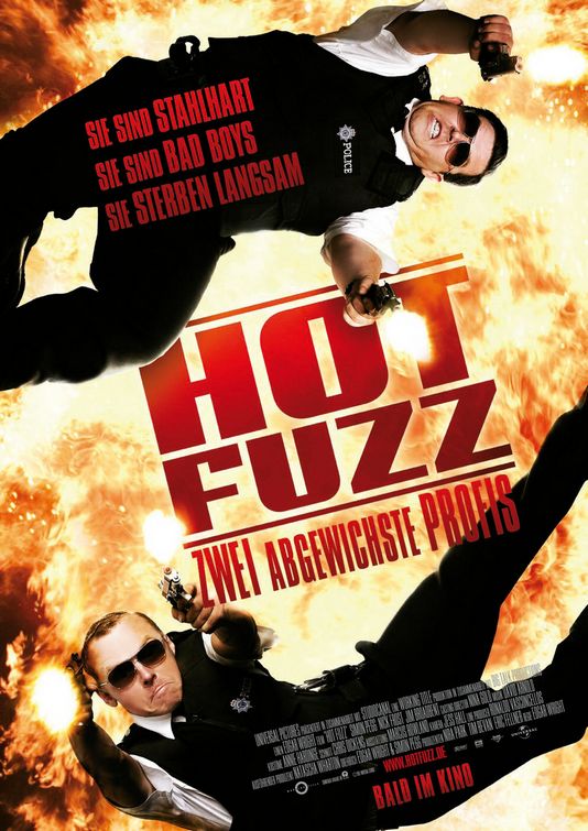 the movie poster: Hot Fuzz (2007) ver6